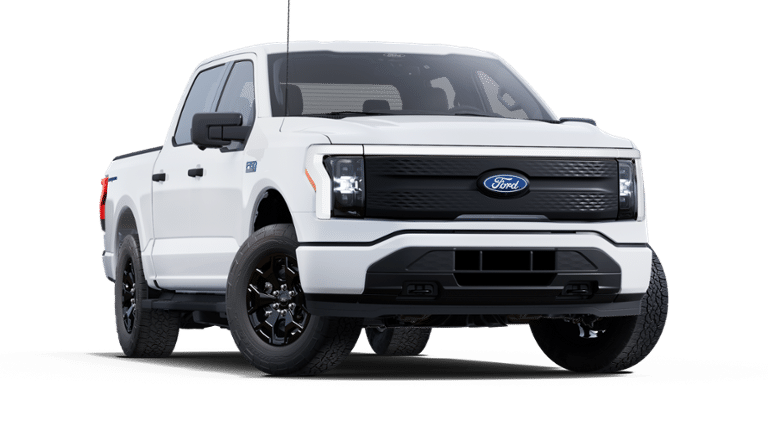 2025 Oxford White Ford F-150 Lightning XLT AWD Truck